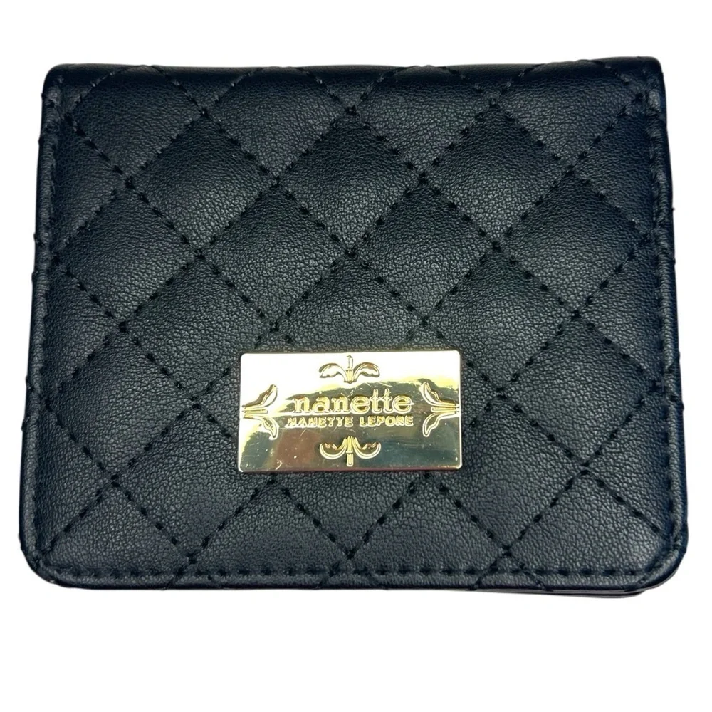 Nanette Lepore Small Wallet Card Holder Black